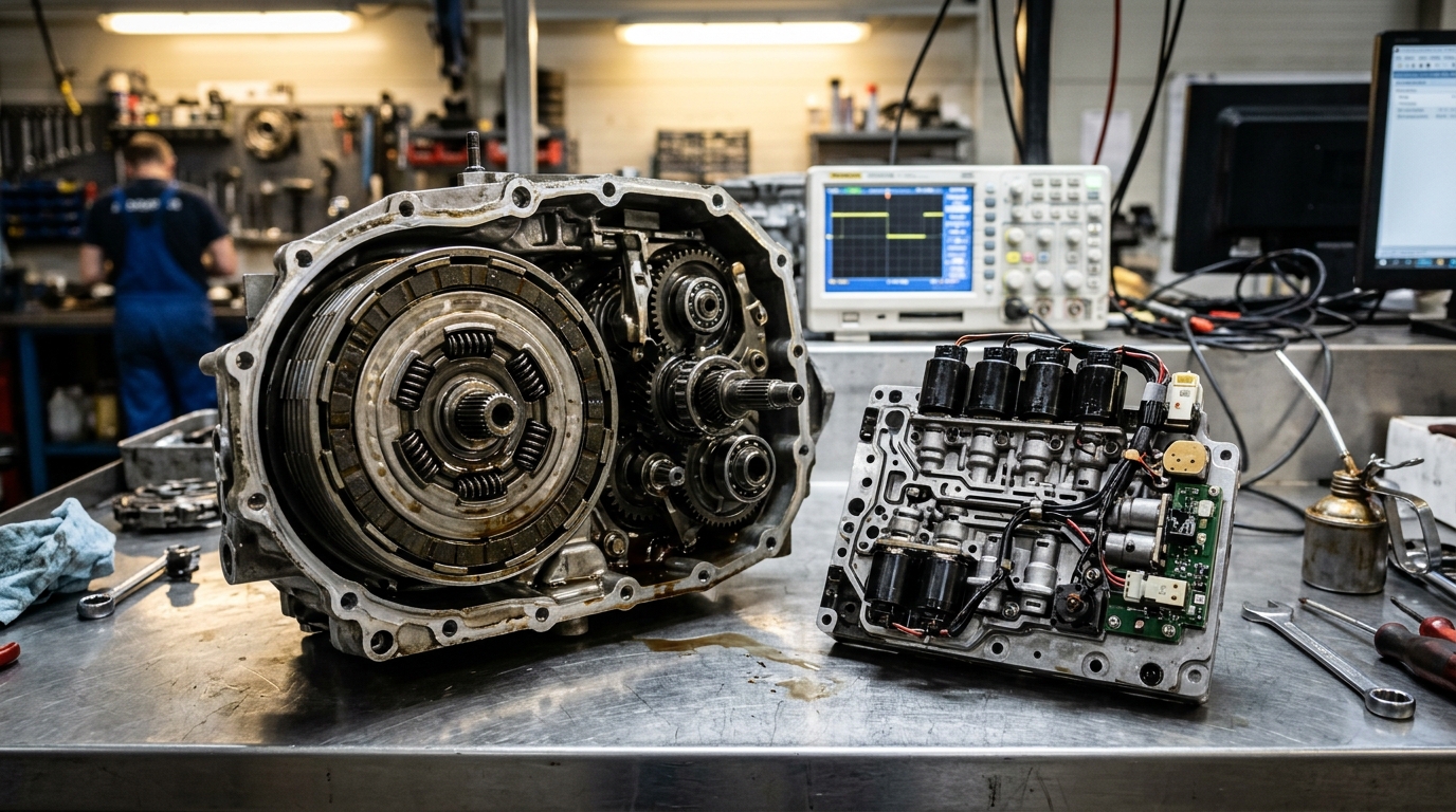 Dijagnostika i održavanje menjača sa dvostrukim kvačilom (DSG, S-Tronic, Powershift, DCT): Suvo naspram mokrog kvačila, mehatronika i servisni protokoli